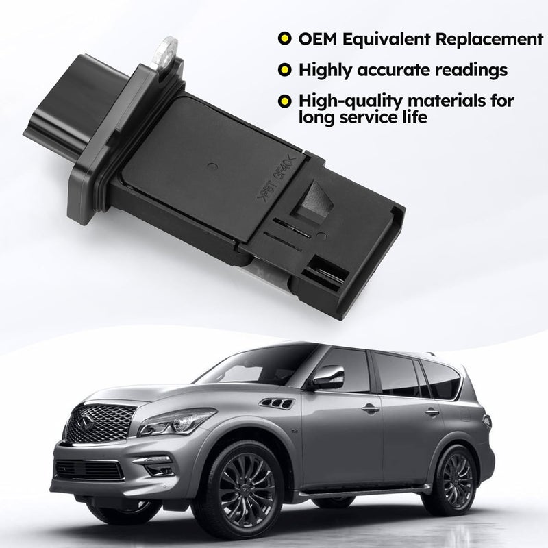 C-Tzu مستشعر تدفق الهواء الشامل MAF 22680-7S000 AF10141 MAF0031 لسيارات إنفينيتي G35 G37 QX56، نيسان 350Z 370Z ألتيما ماكسيما فرونتير مورانو تيتان إكستيرا وسوزوكي إكواتور موديلات وسنوات متعددة - Image 2
